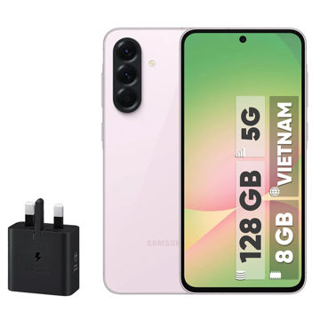 تصویر  گوشی موبایل سامسونگ مدل Galaxy A56 دو سیم کارت ظرفیت 128 گیگابایت و رم 8 گیگابایت - ویتنام - به همراه شارژر 25 وات سامسونگ