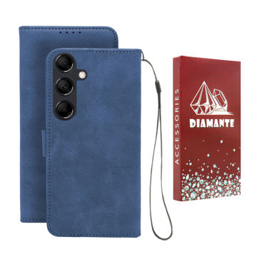 تصویر  کیف کلاسوری دیامانته مدل Band Ros مناسب برای گوشی موبایل سامسونگ Galaxy A56  به همراه بندآویز