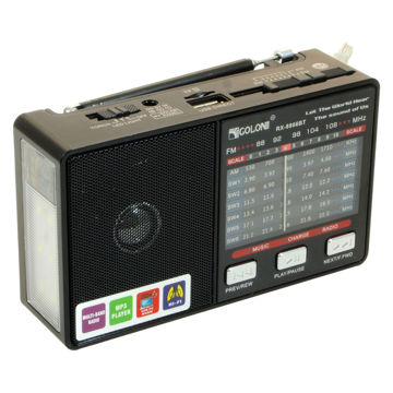 تصویر  اسپیکر بلوتوثی قابل حمل گولون مدل RX-8866BT