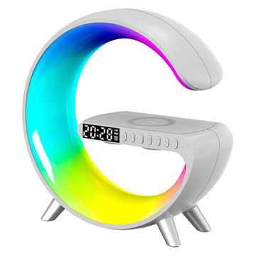 تصویر  اسپیکر بلوتوثی قابل حمل طرح چراغ خواب مدل G63