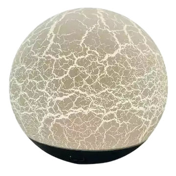 تصویر  اسپیکر بلوتوثی قابل حمل مدل گوی شبخواب