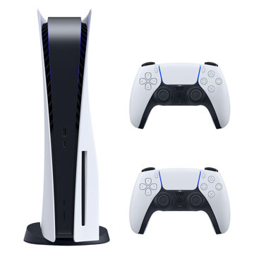 تصویر  کنسول بازی سونی مدل PlayStation 5 ظرفیت 825 گیگابایت ریجن 1200 آسیا به همراه دسته اضافی