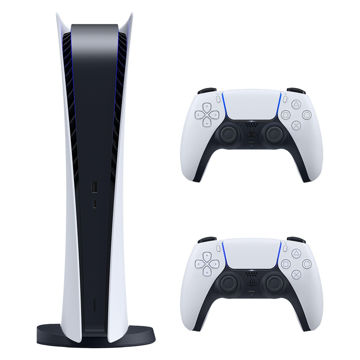 تصویر  مجموعه کنسول بازی سونی مدل PlayStatio 5 Digital Edition ظرفیت 825 گیگابایت به همراه دسته اضافی