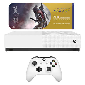 تصویر   مجموعه کنسول بازی مایکروسافت مدل Xbox One S All Digital ظرفیت 1 ترابایت به همراه 20 عدد بازی