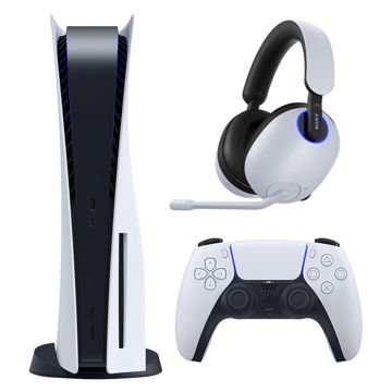 تصویر  کنسول بازی سونی مدل PlayStation 5 ظرفیت 825 گیگابایت ریجن 1216 اروپا به همراه هدست