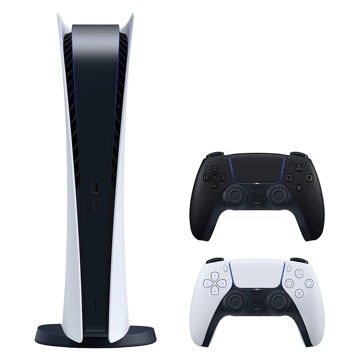 تصویر  مجموعه کنسول بازی سونی مدل ِPlayStation 5 Digital ظرفیت 825 گیگابایت به همراه دسته اضافی