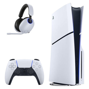 تصویر  کنسول بازی سونی مدل PlayStation 5 Slim ظرفیت یک ترابایت ریجن 2016A اروپا به همراه هدست