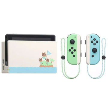 تصویر  کنسول بازی نینتندو سوییچ مدل Animal Crossing Edition