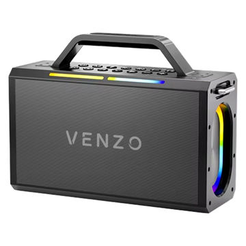 تصویر  اسپیکر بلوتوثی قابل حمل ونزو مدل V51 به همراه 2 میکروفون