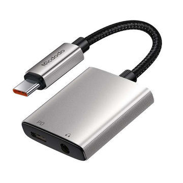 تصویر   مبدل USB-C به USB-C/AUX مک دودو مدل CA-505