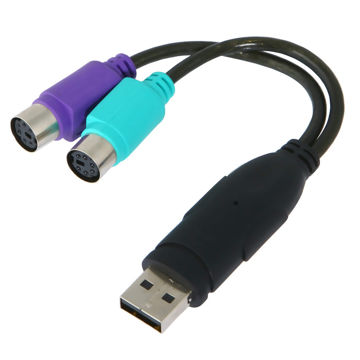 تصویر  مبدل USB به PS/2 مدل F-155