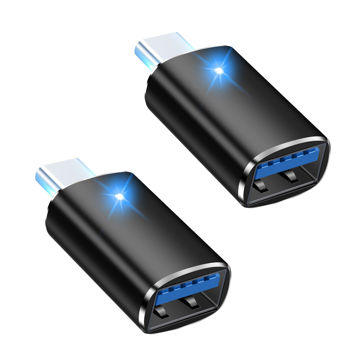 تصویر   مبدل USB 3.0 OTG به USB-C مدل PM-AC401 بسته دو عددی 
