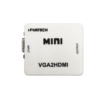 تصویر  تبدیل VGA به HDMI آیفورتک مدل مینی