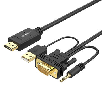تصویر  مبدل VGA به HDMI  لنشن مدل VC-VpaH-P1