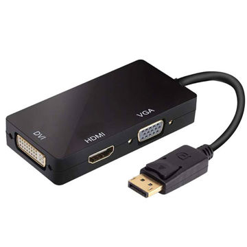 تصویر  مبدل Display Port به VGA/DVI/HDMI ونتولینک مدل A-15488