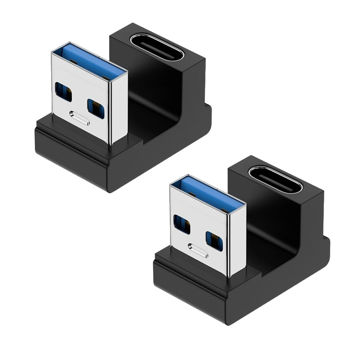 تصویر  مبدل USB به USB-C مدل OTG-FC180 بسته دو عددی