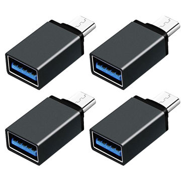 تصویر  مبدل  USB 3.0 به USB-C مدل OTG-Basic بسته چهار عددی
